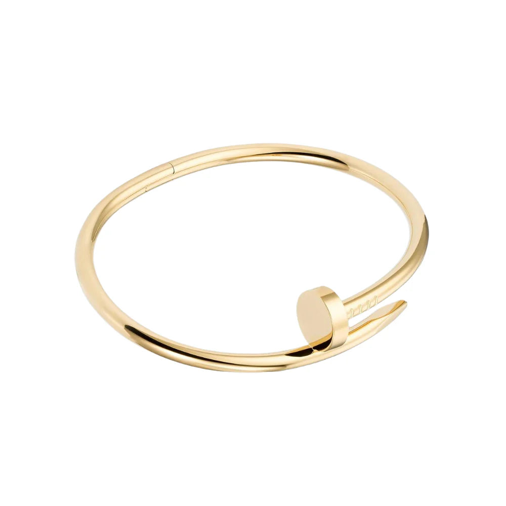 Gold Nail Bracelet